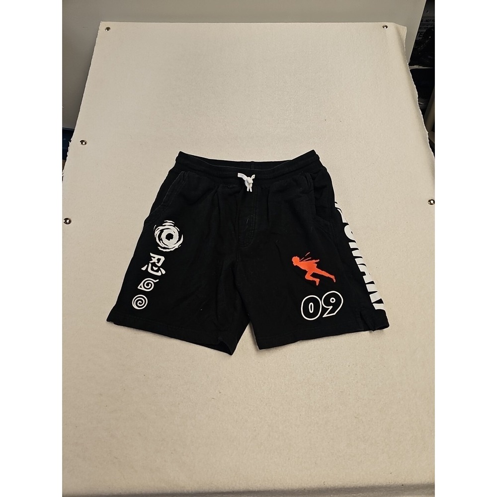 Hot Topic Naruto Uzumaki Black Shorts Medium Pockets Y2K